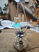 Öl Lampe Glas klar Lamplight Farms Neu (D1)