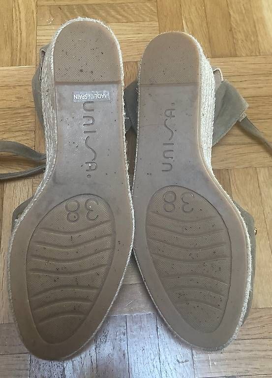 Scarpe da donna: Unida Espadrille Sandalen Leder gr 38 – Usato da Basel venduto da vla_6zt2 2