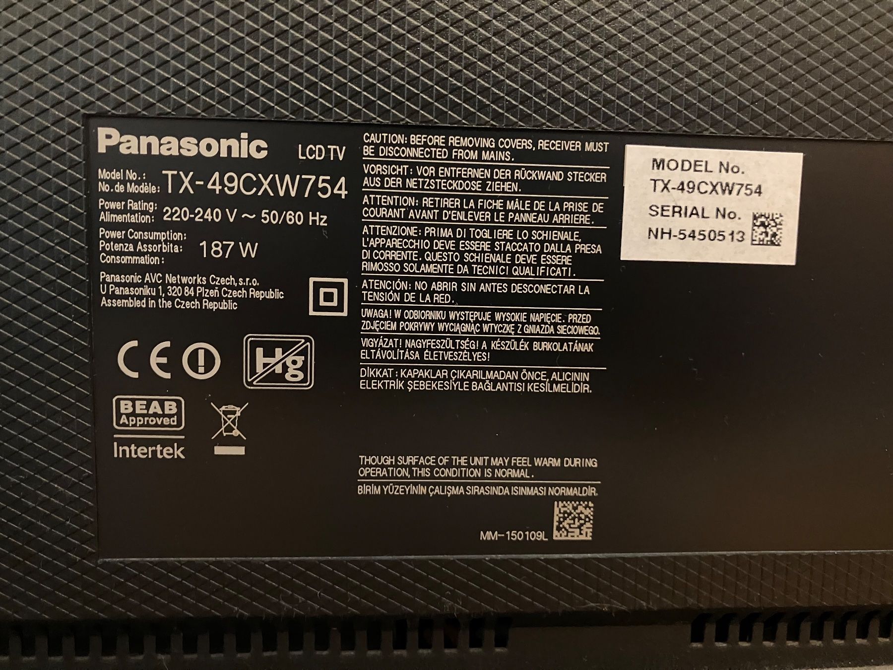 Panasonic Fernseher: TV Panasonic Viera 4K – Gebraucht aus Pully von yan_w5mm 1