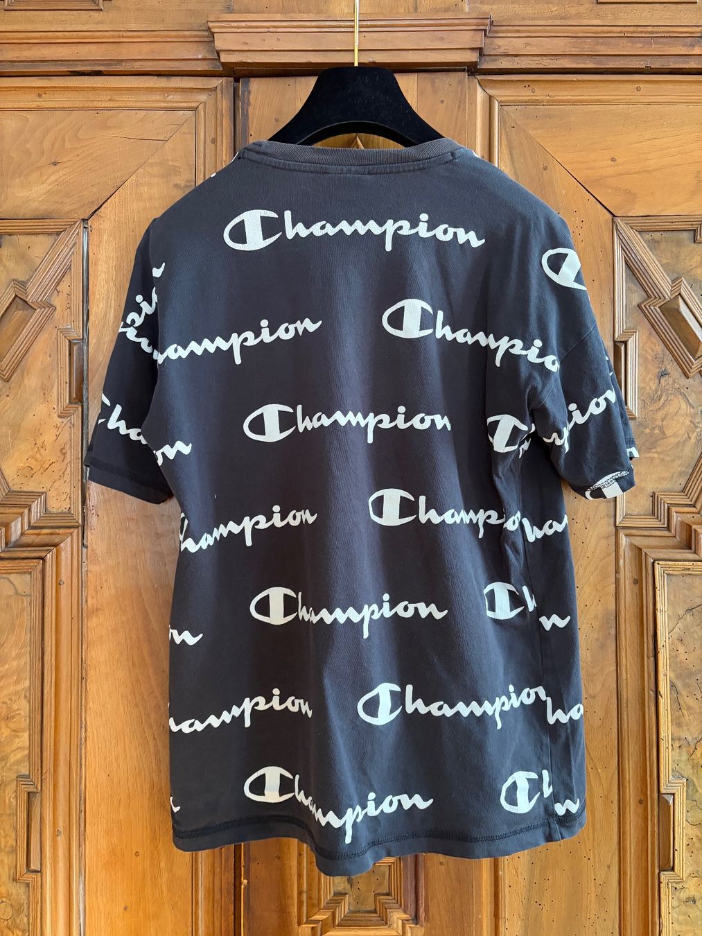 Champion T-shirt: CHAMPION T-Shirt 100% Baumwolle – Usato da Interlaken venduto da Bona55 1