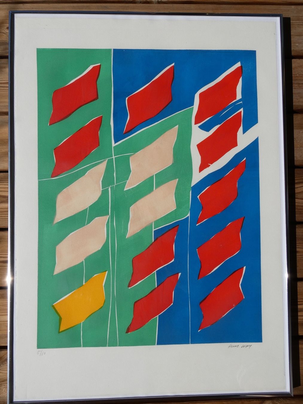 Grafiken & Lithographien: Lithographie signiert: Kurt Wolf  Blatt 5/10 – Gebraucht aus Lüchingen von Eeizo