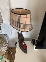 Lampe ancien fer style écossais 
