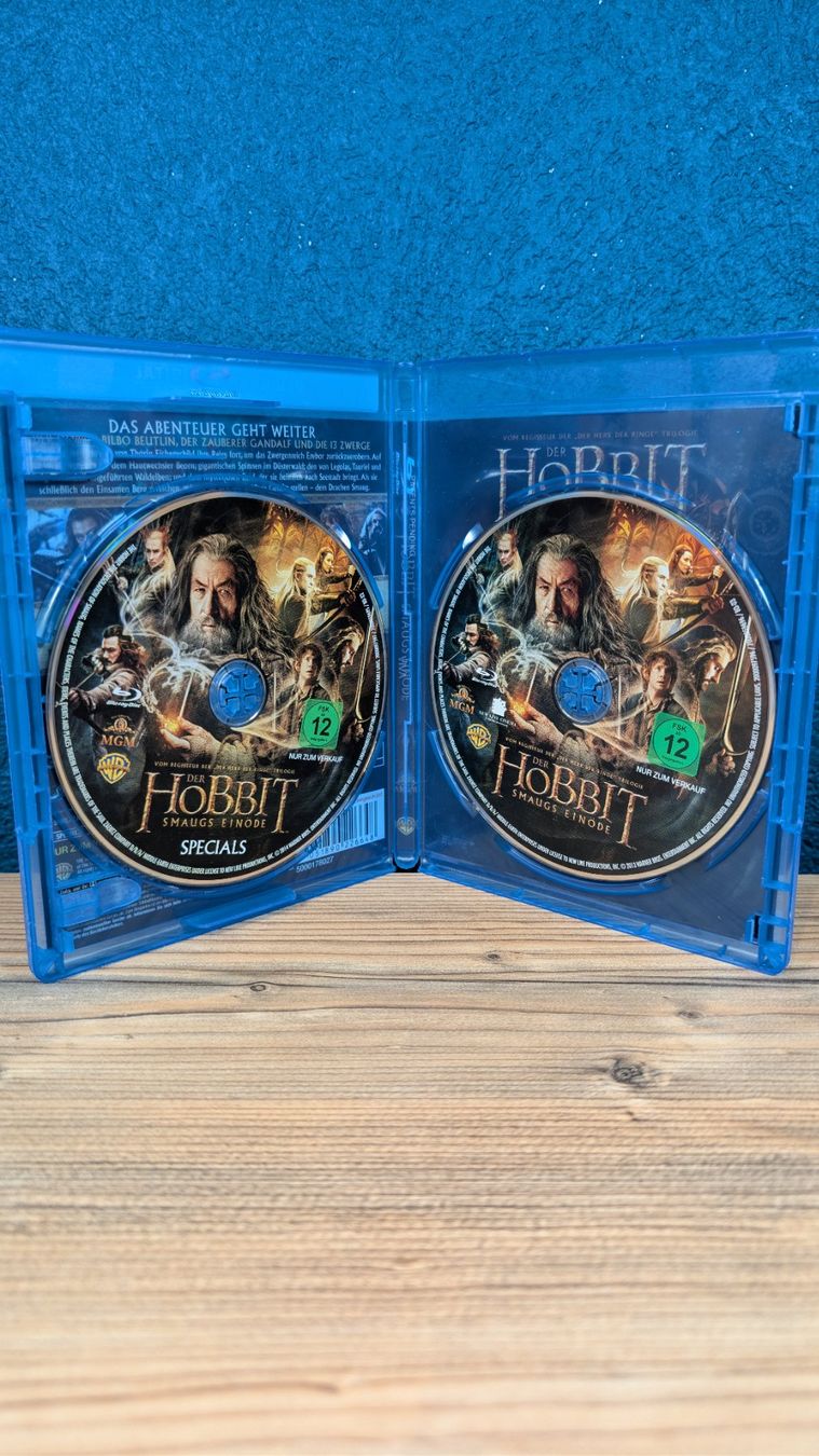 Tutti i DVDs: Der Hobbit Smaugs Einöde Blu-Ray – Usato da Flumenthal venduto da Neondrian 2