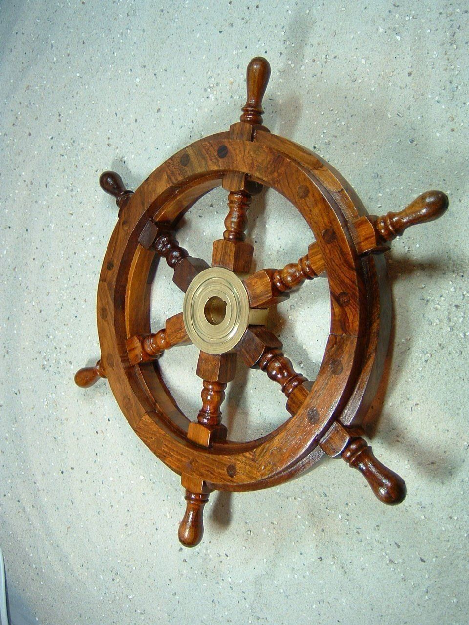 Articoli in legno: nostalgisches Schiffs Steuerrad aus Holz D 30cm – Nuovo (secondo la descrizione) da Drochtersen venduto da Simonchen 1