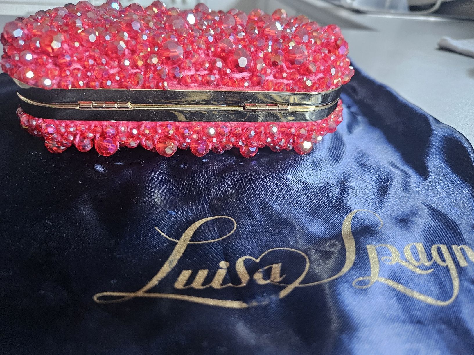 Borse da donna: Luisa Spagnoli Beaded Clutch – Usato da Sisikon venduto da MyNewEra 3