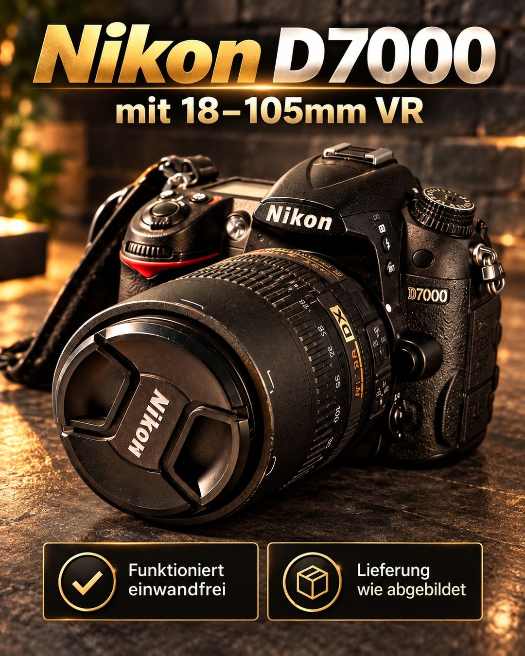 Nikon Fotocamera: Nikon D7000 mit Zubehör  – Usato da Marthalen venduto da TollwutB 1