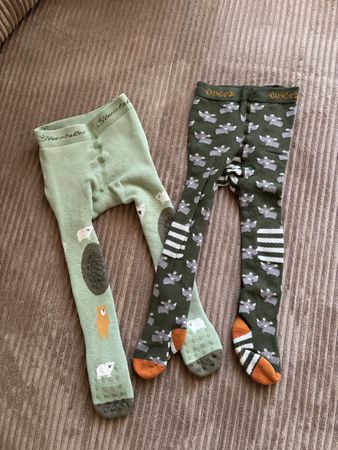 Krabbelstrumpfhose, Gr. 80, ABC-Stopper, Strumpfhosen