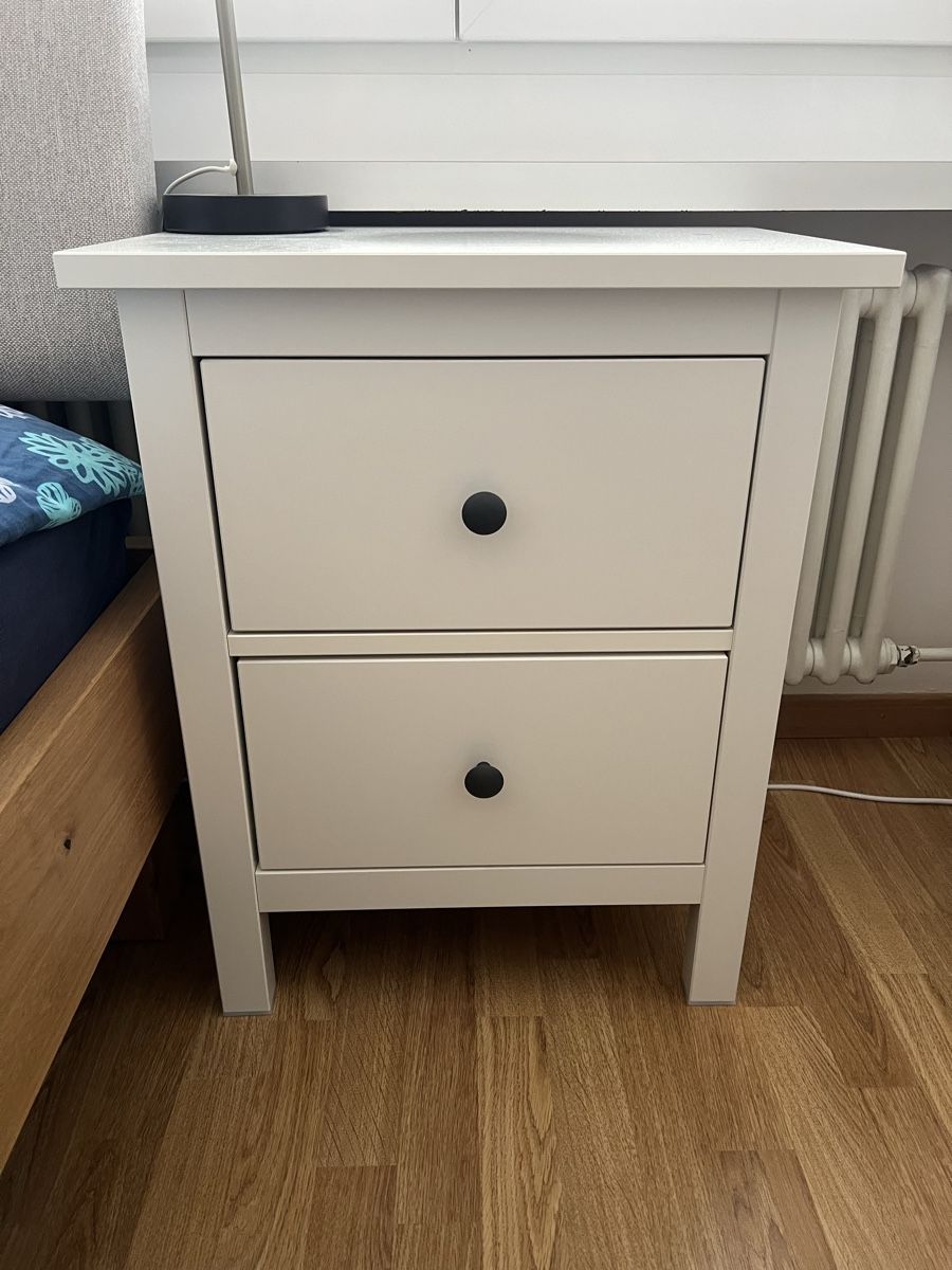 Comodini: Kommode/Nachttisch weiss 2 Schubladen IKEA HEMNES – Usato da Embrach venduto da selviv