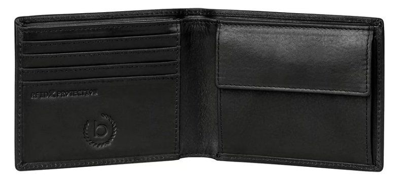 Brieftaschen: Portemonnaie Romano RFID Scheintasche Schwarz – Neu und originalverpackt aus Buchs SG von 777Jaspis 2