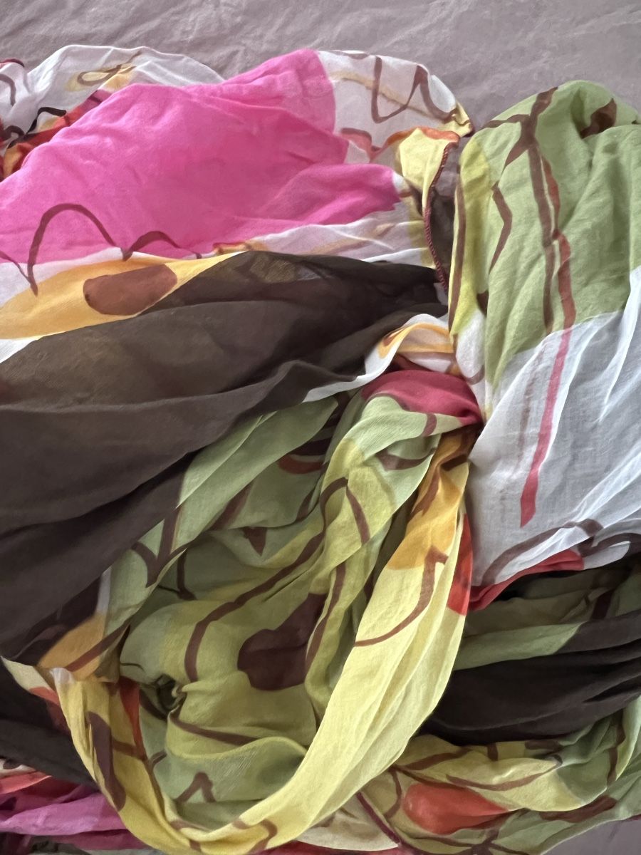 Manila Grace Foulards, Tücher & Schals: Foulard Manila Grace multicolore – Gebraucht aus Ascona von babsylove 2