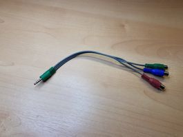Cable 1xJack 3xRCA