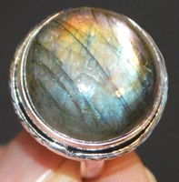 Ring L-7379 – Labradorit - Verstellbar