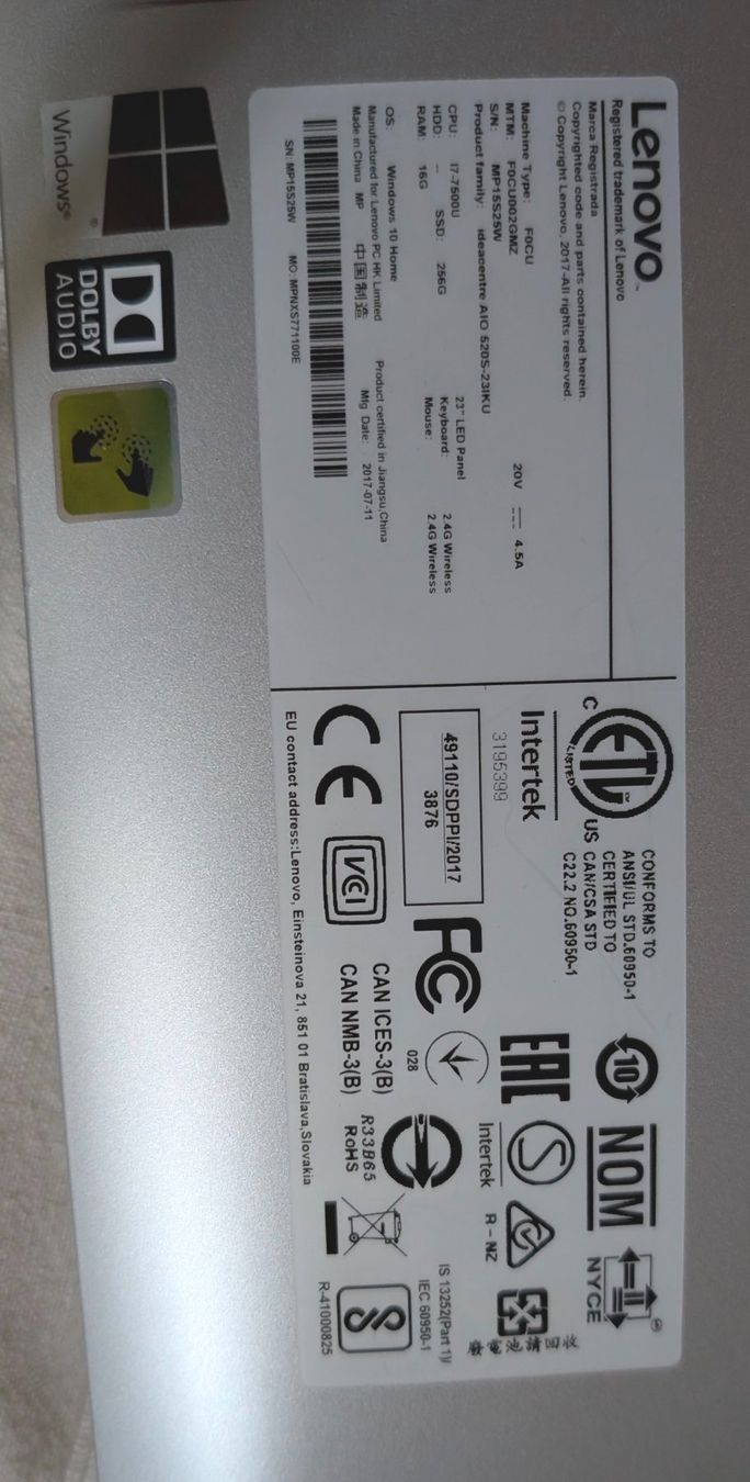 Lenovo PC: Lenovo All in One. Perfekt für Linux – Usato da Köniz venduto da grar 1