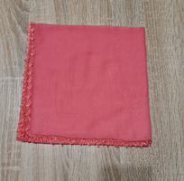 Foulard Rosa handgemachtes Randmuster