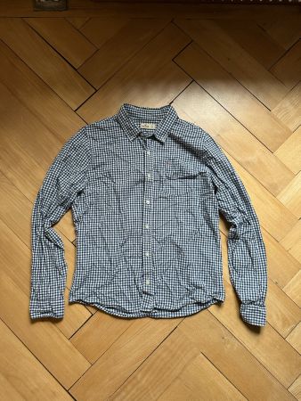 HOLLISTER - Hemd blau-weiss kariert XL