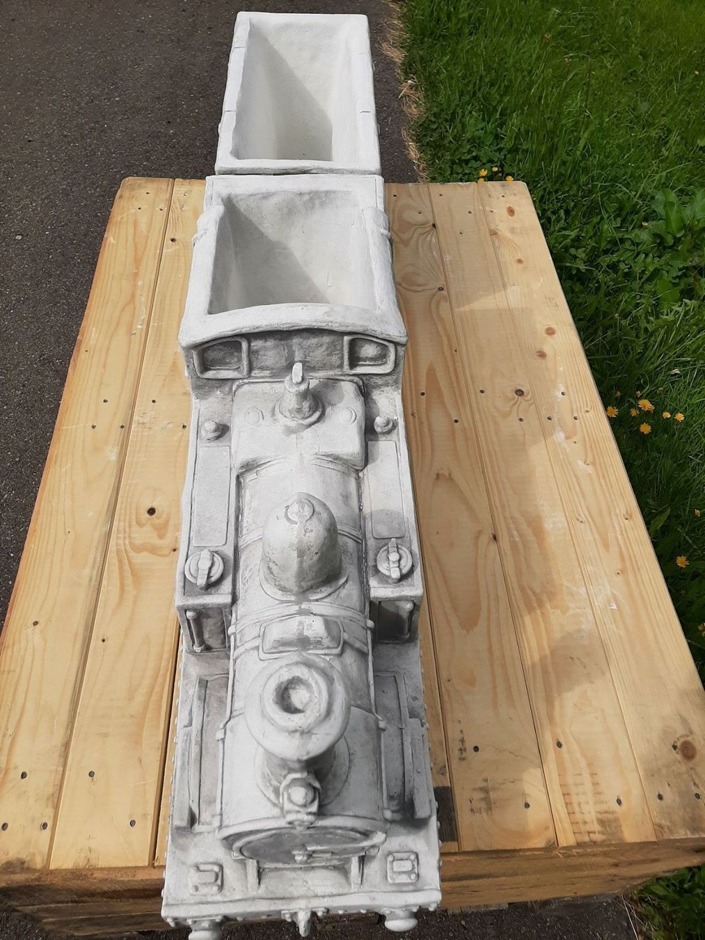 Skulpturen & Statuen: Lokomotive, Eisenbahn, Dampflokomotive – Gebraucht aus Ricken SG von Bobo66 6