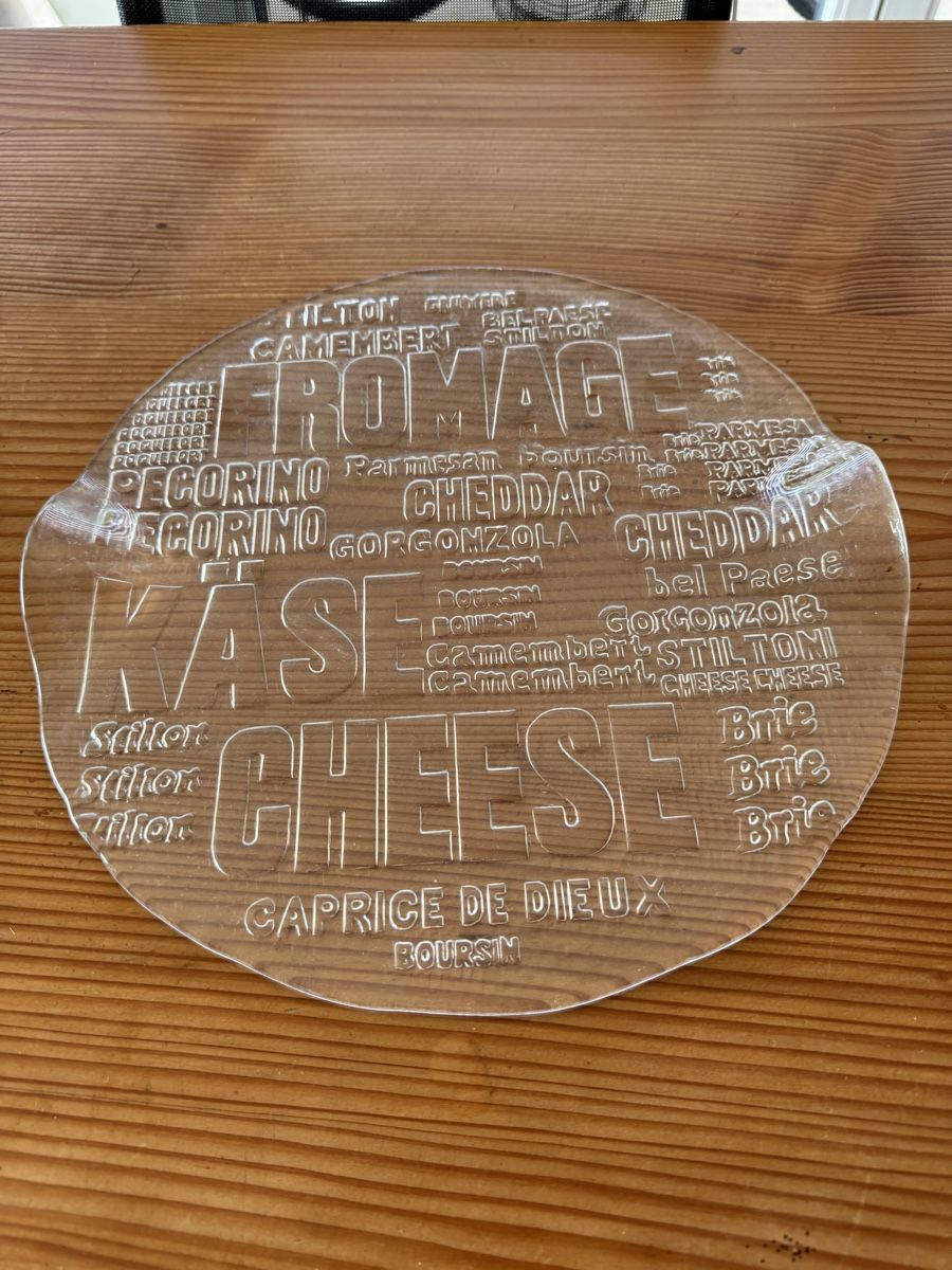 Plateaux: Käseplatte Glas – D'occasion à Lanzenhäusern par Galaa