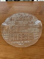 Käseplatte Glas