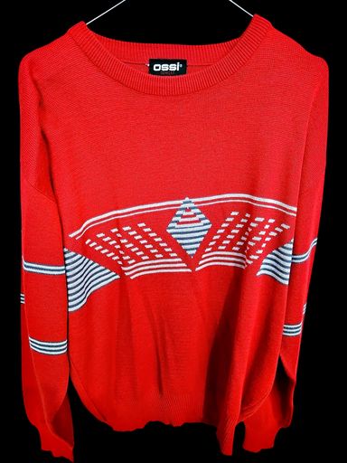 Maglioni & Felpe: Ossi Skiwear Roter Vintage Pullover - Wollmischung – Usato da Zug venduto da vinokilo 1