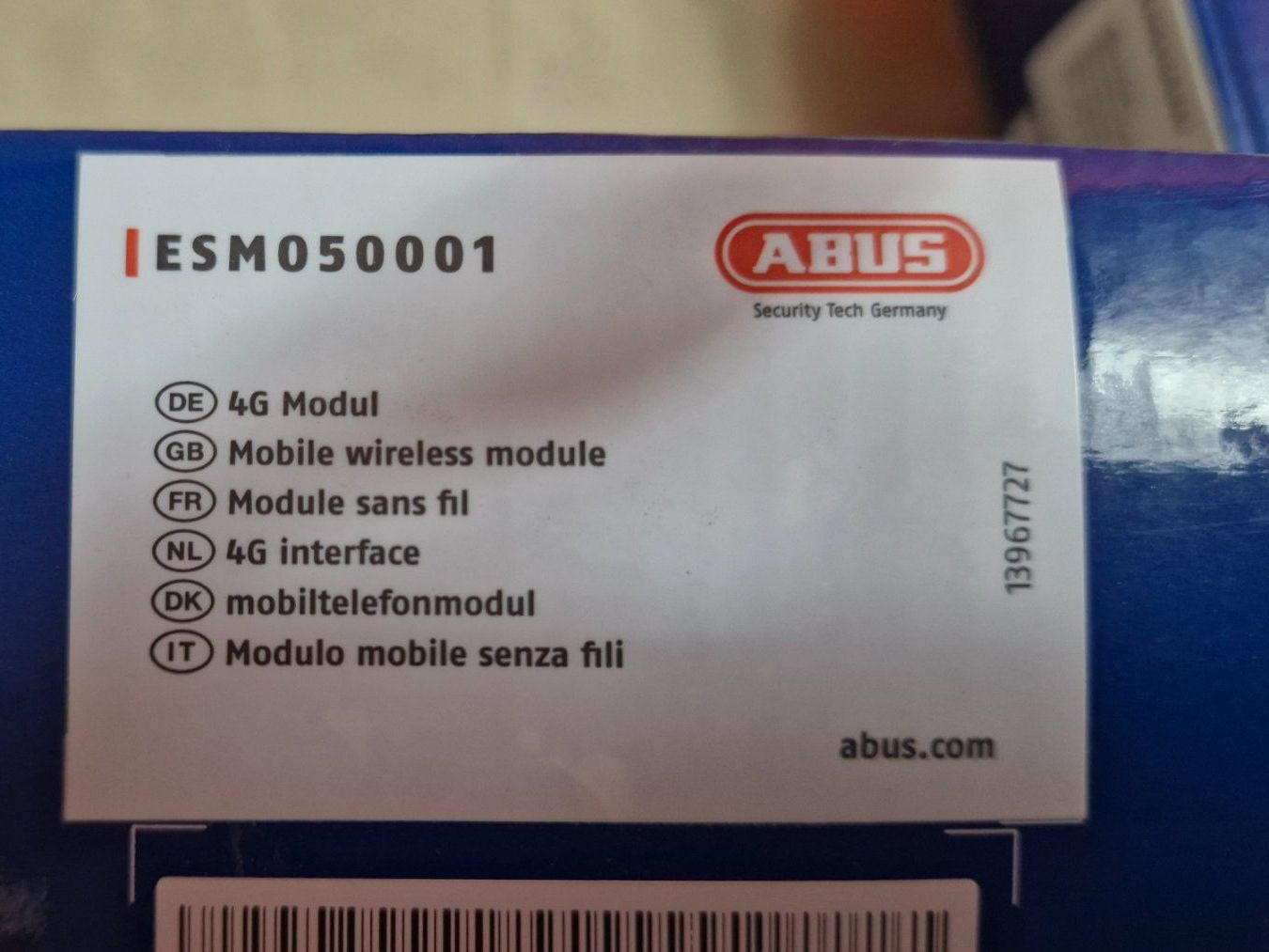 Abus Sistemi d'allarme: Abus ESMO 50001 4G Mobilfunk Modul (356) – Nuovo e nell'imballaggio originale da Dorf venduto da Zur-Lingg 2
