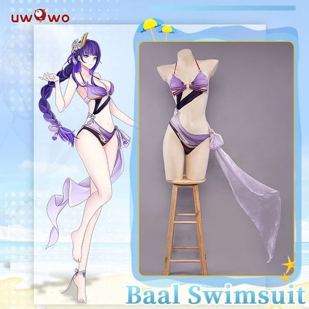 Raiden Shogun Swimsuit Cosplay (Genshin Impact)