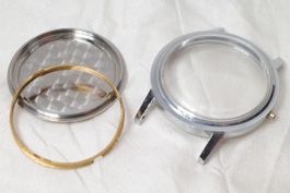 vermutlich MOVADO Uhrengehäuse 34mm NOS Armbanduhr case