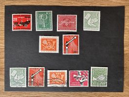 Deutschland - kl. Lot 1950er Jahre ** + o