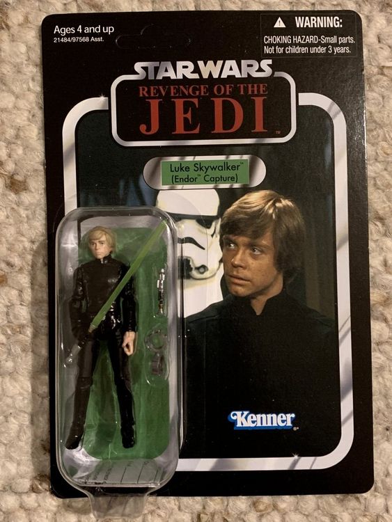 Star Wars Vintage VC23 Luke Skywalker Endor (Revenge Card) Kaufen auf