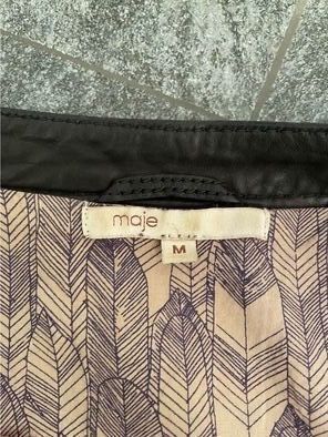 Maje Giacche: Blouson noir en cuir Maje Taille M – Usato da Baar venduto da kclausse 4