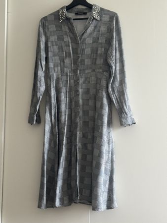 First Chance Kleid, Hemdkleid Gr.L, Karo Muster Top! (54)