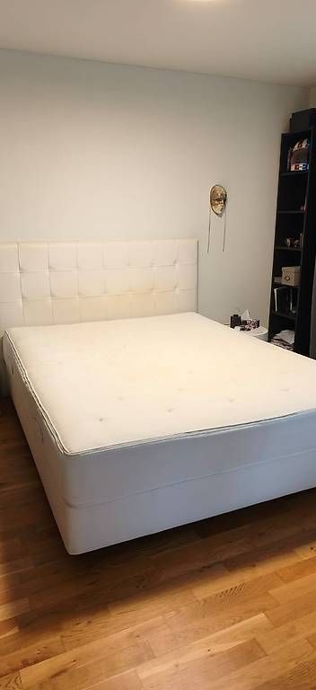 Letti: Boxspringbett 160 x 200 cm mit handgemachtem Kopfteil – Usato da Mönchaltorf venduto da archelefth