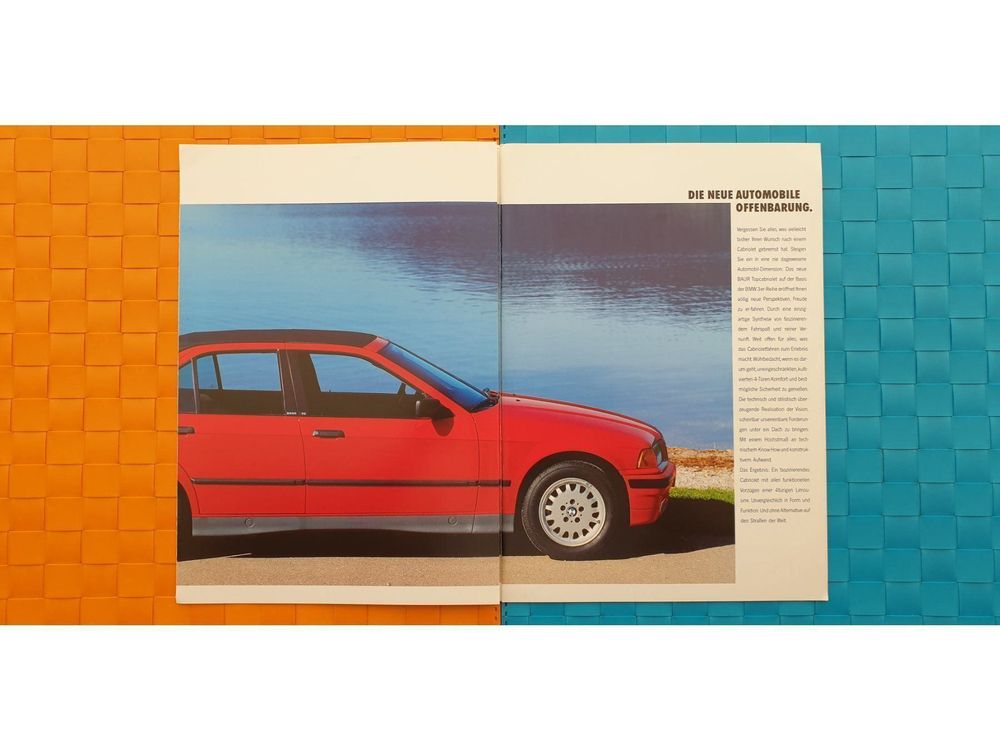 Revues & Magazines: BMW 3er E36 BAUR CABRIOLET - Prospekt / Katalog / Catalogue – D'occasion à Viganello par CARLiteratur 1