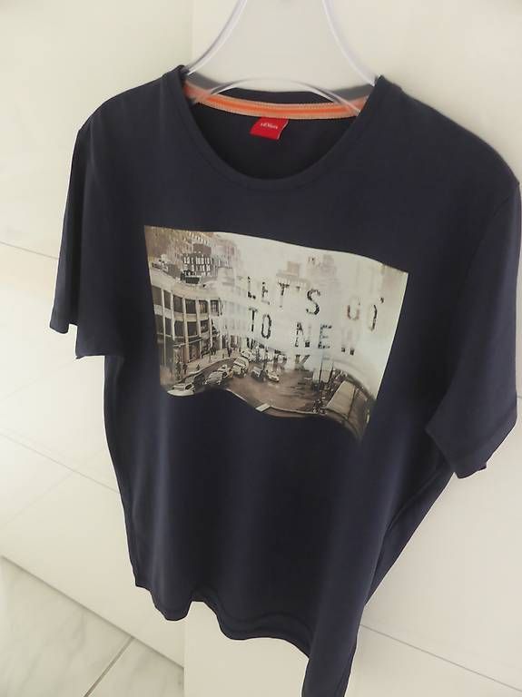 S.Oliver T-shirt: Herren Tshirt blau Gr. S / M   "NEU!" – Nuovo (secondo la descrizione) da Trimmis venduto da bergamo10 1
