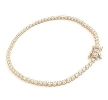 Diamant-Armband: 750 Gelbgold, 69 Brillanten 1.03ct., 3690.-