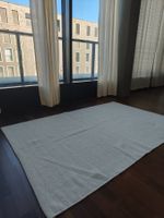 Gemütlicher Naturfaser-Teppich in hellem Beige