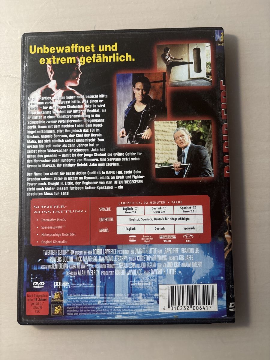 Alle DVDs: Rapid Fire  – Gebraucht aus Ruswil von Slivio_ 1