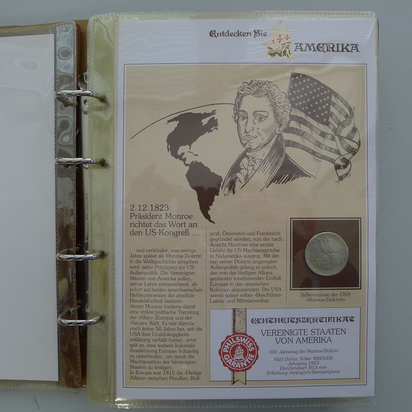 Tutti le monete: 1921-1999 Münz-Sammlung Entdecken Sie Amerika + 225g Silber – Usato da Sursee venduto da Luzernerraute 4