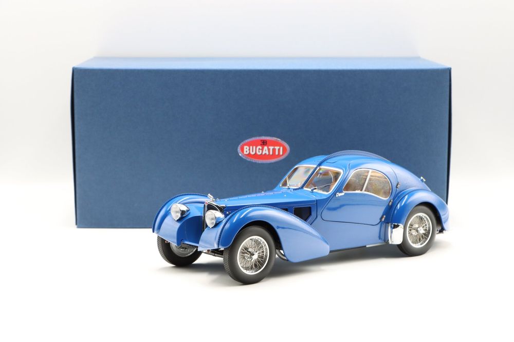 Atlas 1:43 Bugatti Atlantic Coupé verchromt silber