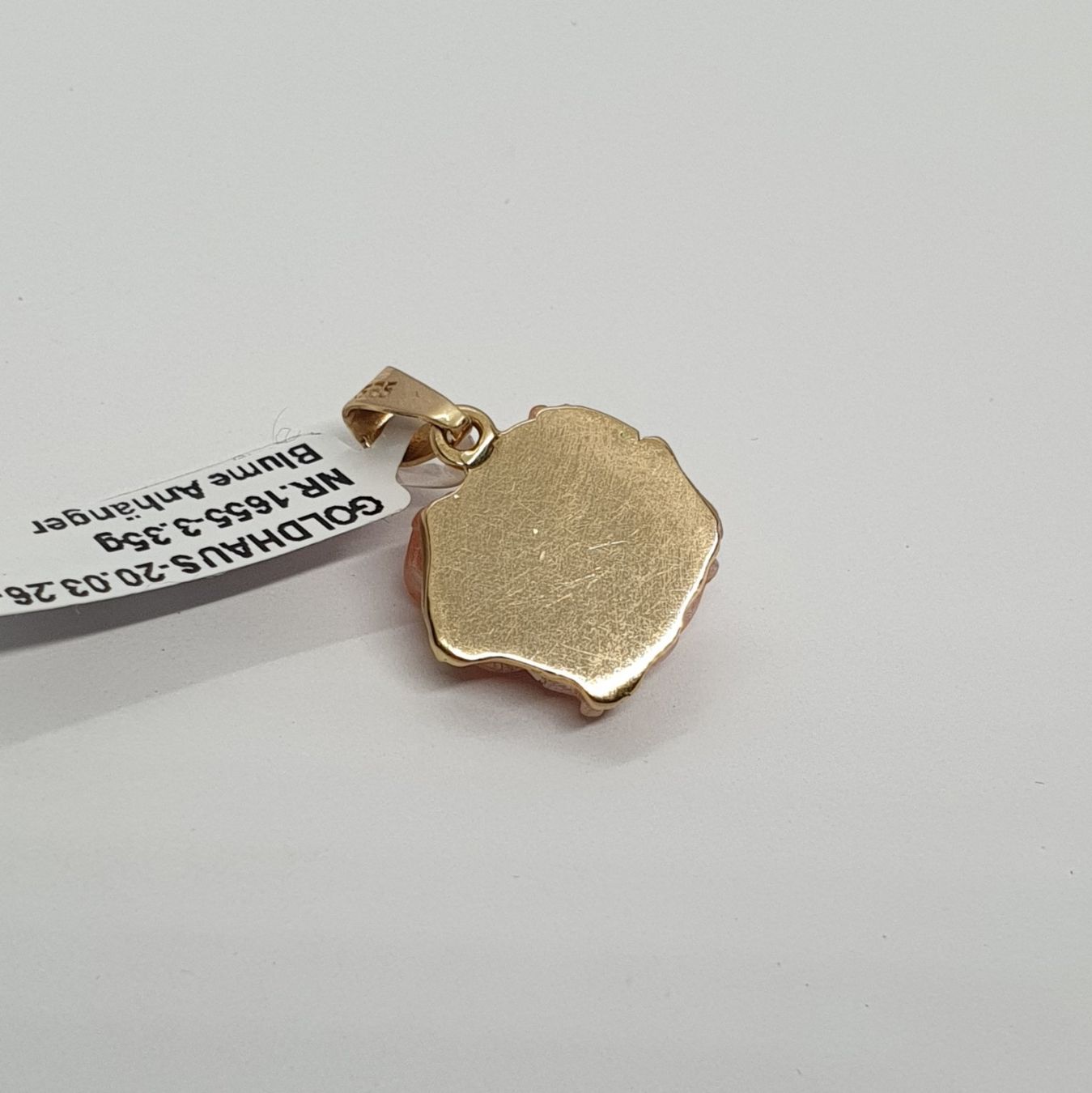 Ciondoli: Echt 14K Gold - Blumen Anhänger – Usato da Luzern venduto da Goldhaus-Luzern 2