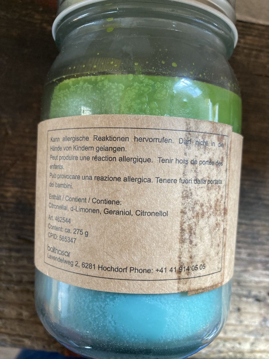Candele: Duftkerze Balthasar 70h – Nuovo e nell'imballaggio originale da Aarwangen venduto da to-hirschi 1