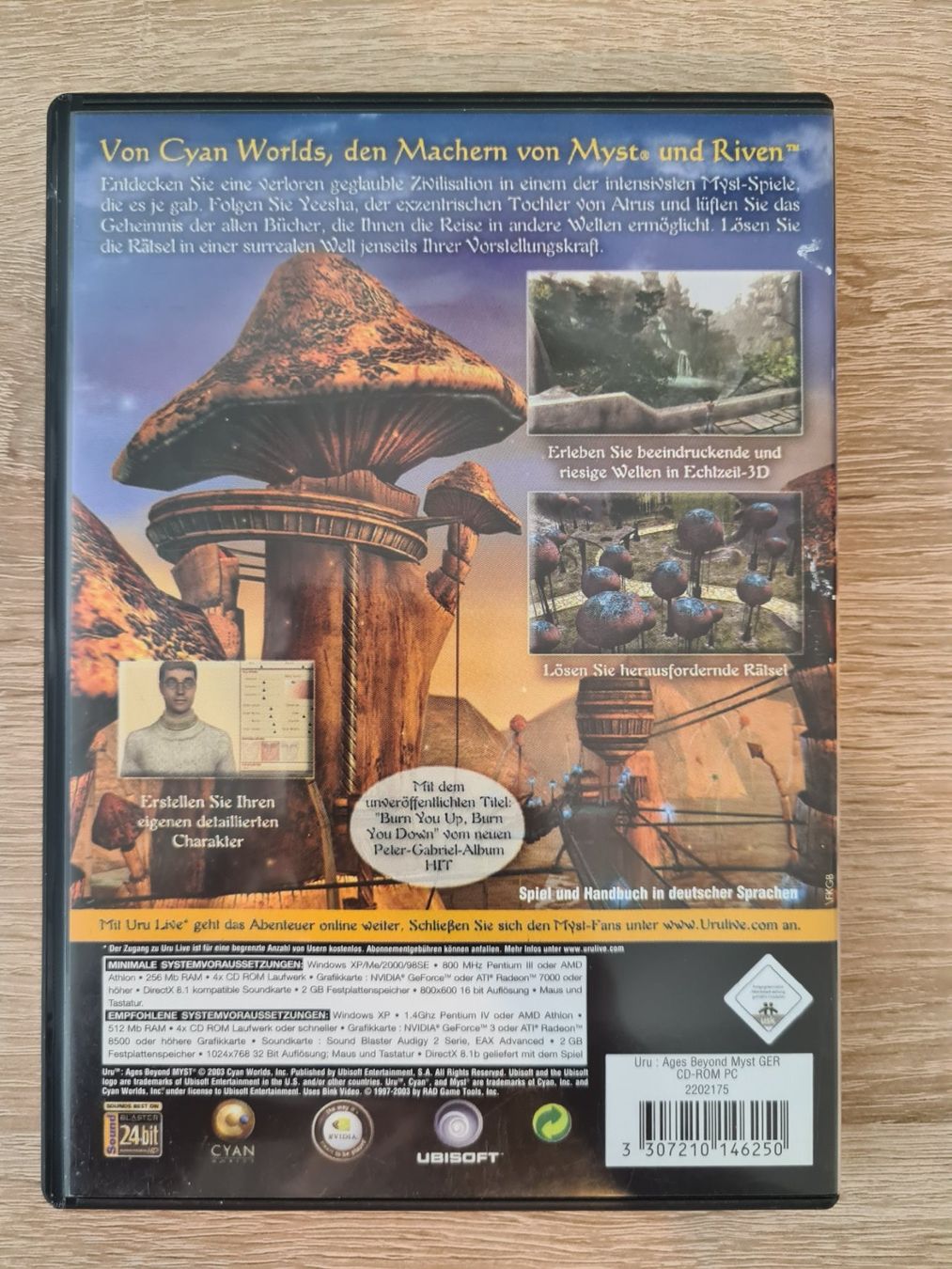 Giochi: URU Ages Beyond Myst (German Cover) - PC – Usato da Carouge GE venduto da Gasco 1