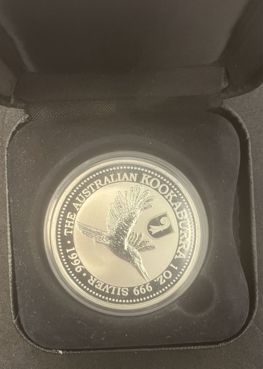 Tutti le monete: Australien 1996 Kookaburra 1oz Silber Privymark Basler Stab – Nuovo (secondo la descrizione) da Untersiggenthal venduto da Panjshir 1