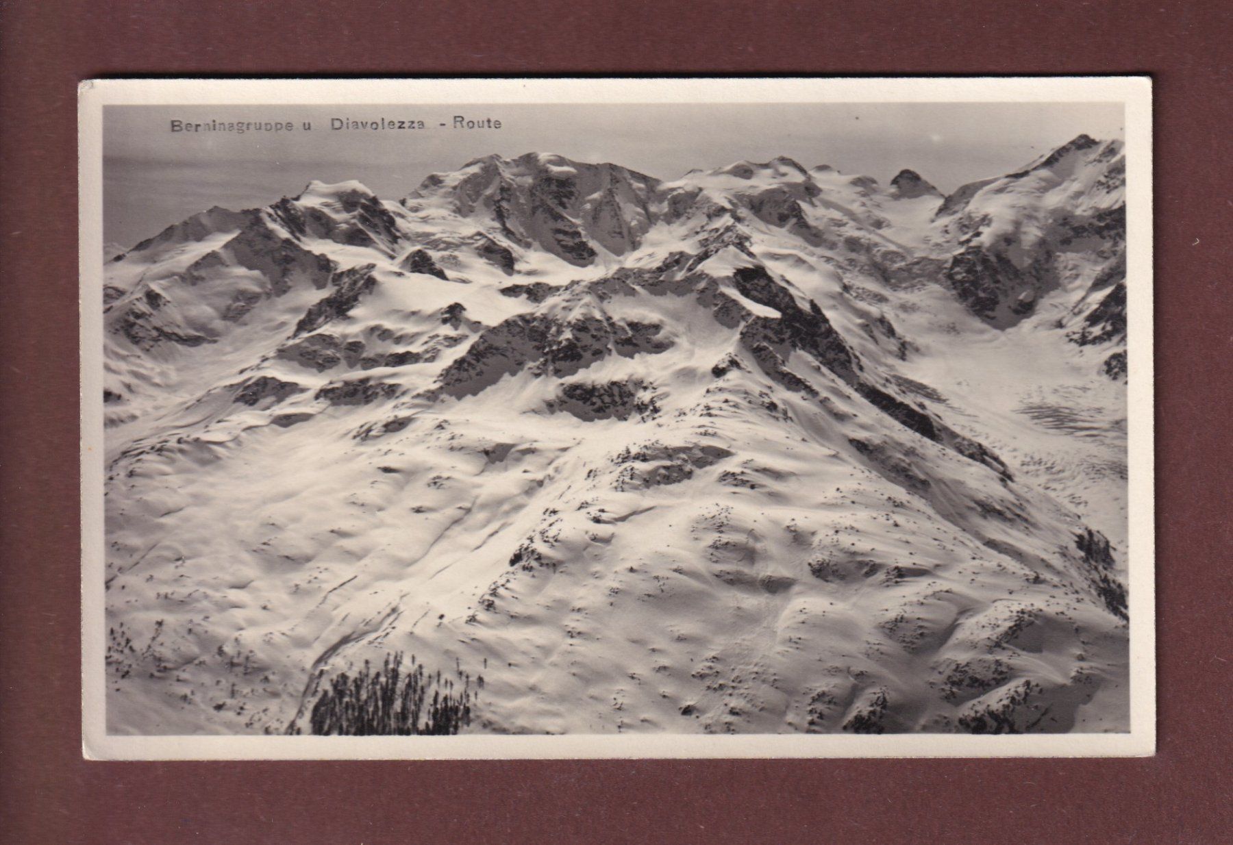 Cartoline postali: BERNINAGRUPPE und Diavolezza-Route – Usato da Pully venduto da nicecards-shop