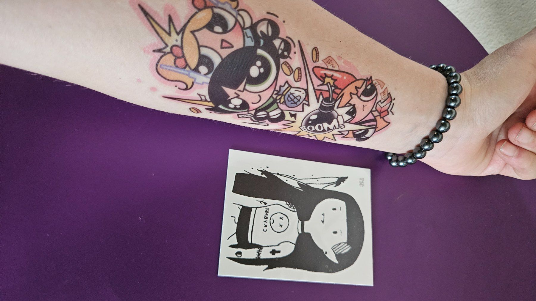 Sticker: Tattoo Sticker Cartoon – Usato da Basel venduto da True_Hofer_Store 1