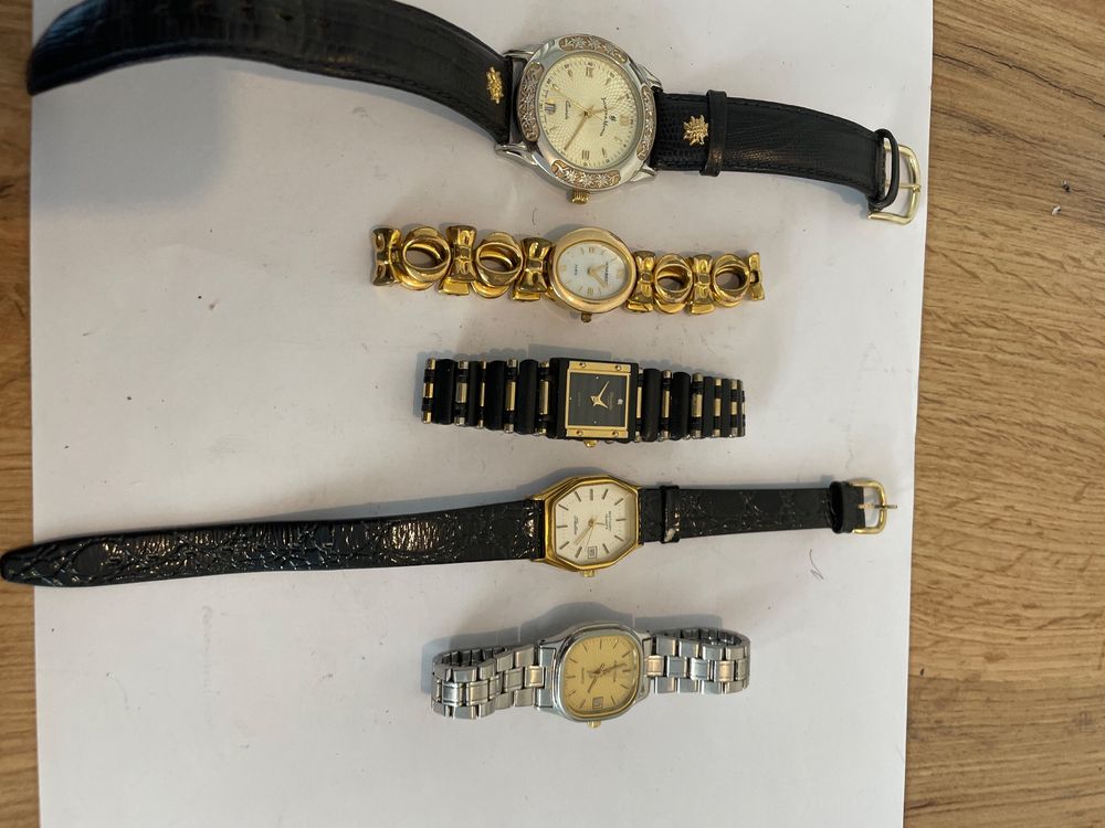 Lot d'anciennes montres Quartz + livret Flik Flak, Learn with me