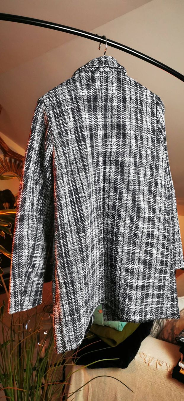 Cappotti: Schicker Damen Mantel Schwarz-Weiss kariert - Gr. 38 / M – Usato da Wettingen venduto da JasminL92-2 4