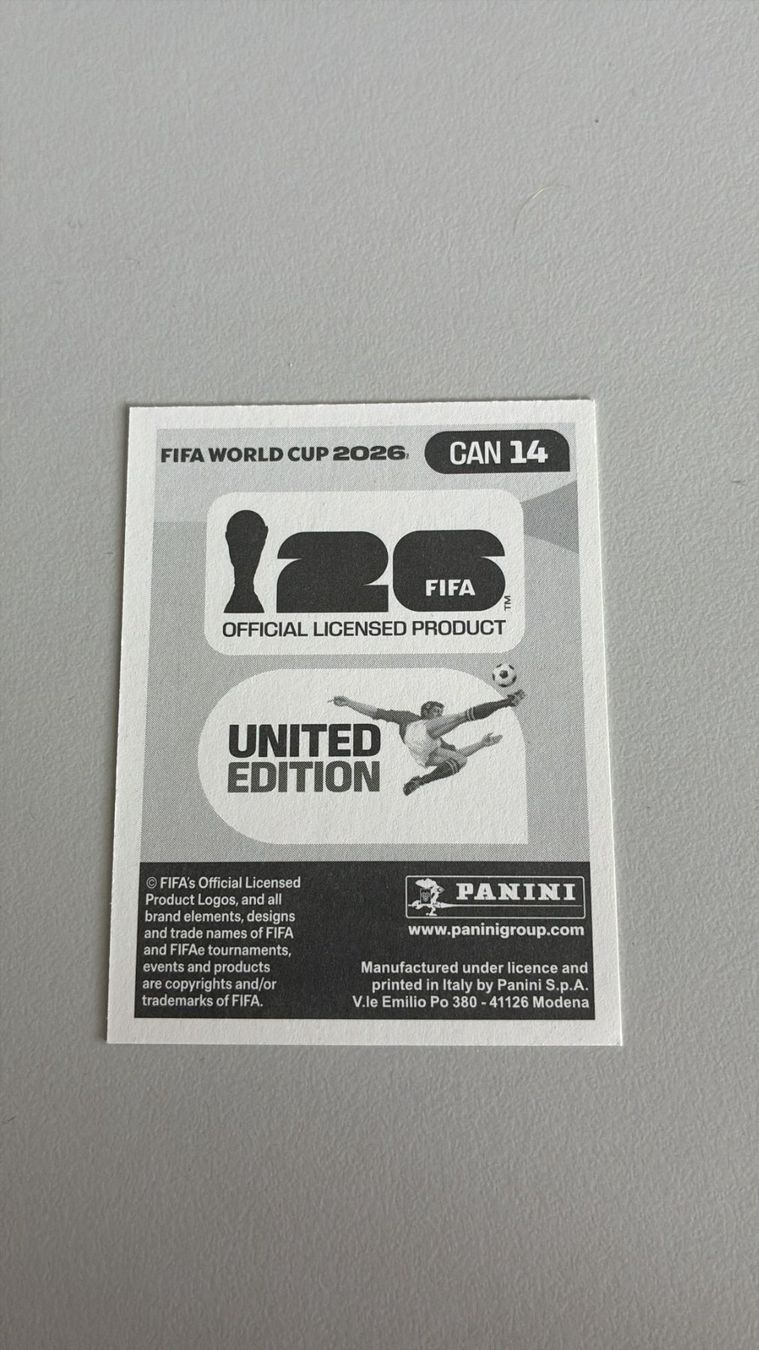 Panini Carte collezionabili: Carte panini 2026 - CAN 14 – Nuovo (secondo la descrizione) da La Neuveville venduto da Ibo2300 1