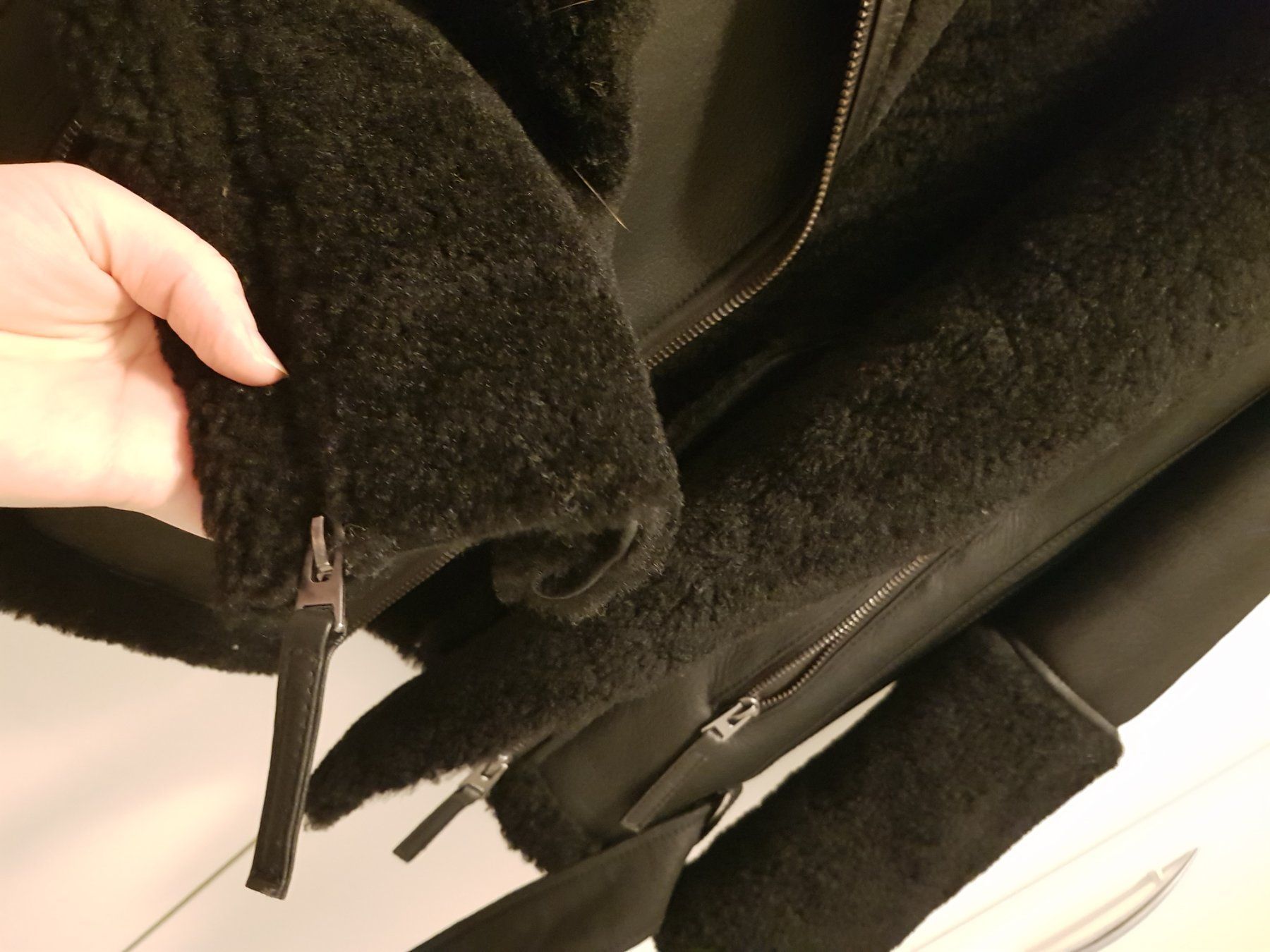 Topshop Giacche: Lammfelljacke / Shearling echt, TOPSHOP – Usato da Urtenen-Schönbühl venduto da chrebeli1 1