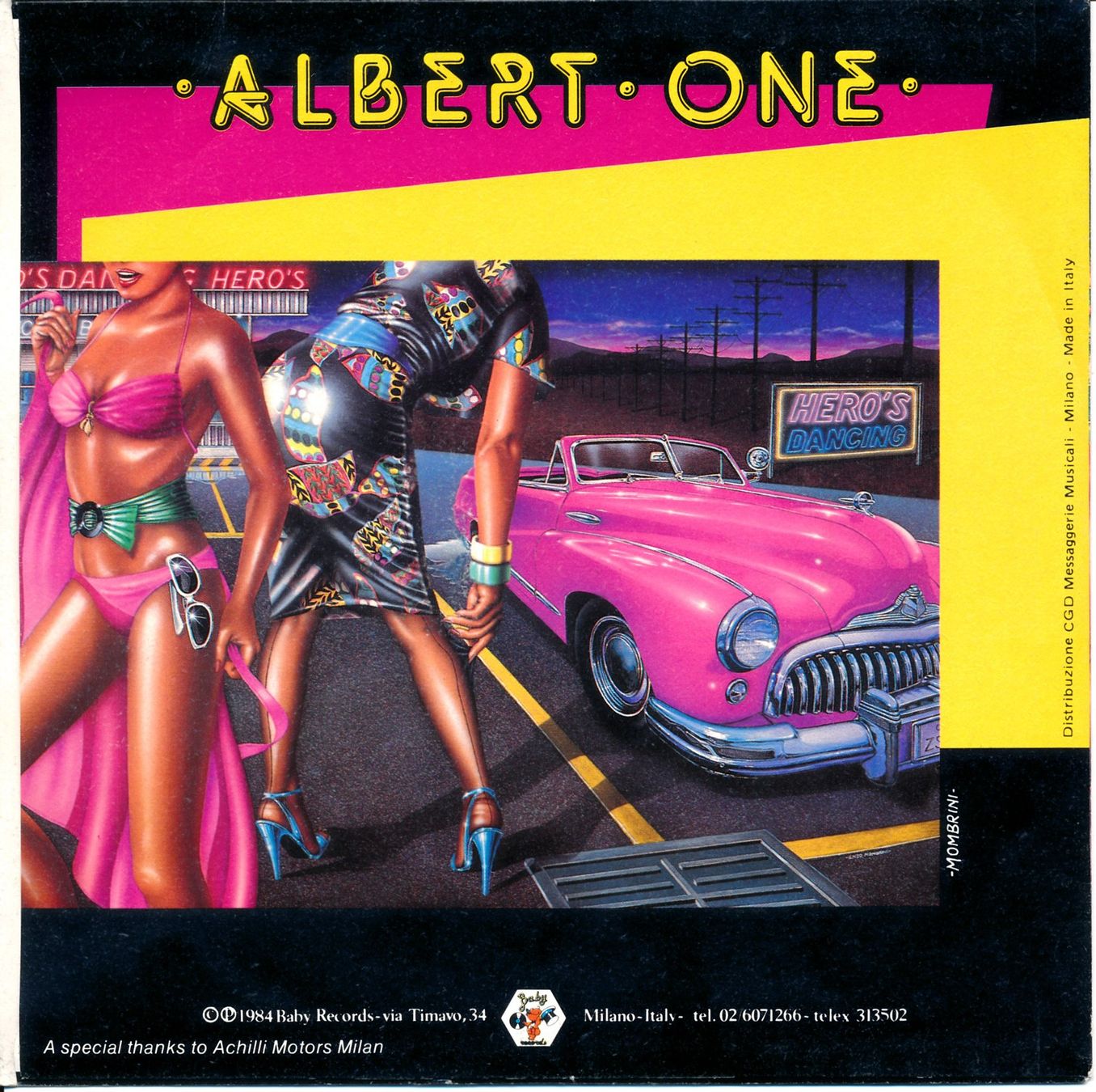 Dischi in vinile: ALBERT ONE - TURBO DIESEL (7'' Vinyl Single VG+) – Usato da Hedingen venduto da Studers 1