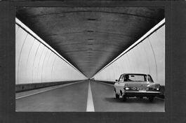 Werbe AK Osram- Lampen ,Eröffnung San Bernardino Tunnel 1967